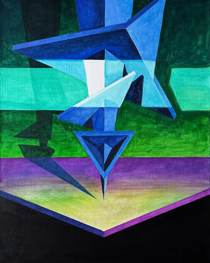 Blade of crystal balance 50 x 40 cm