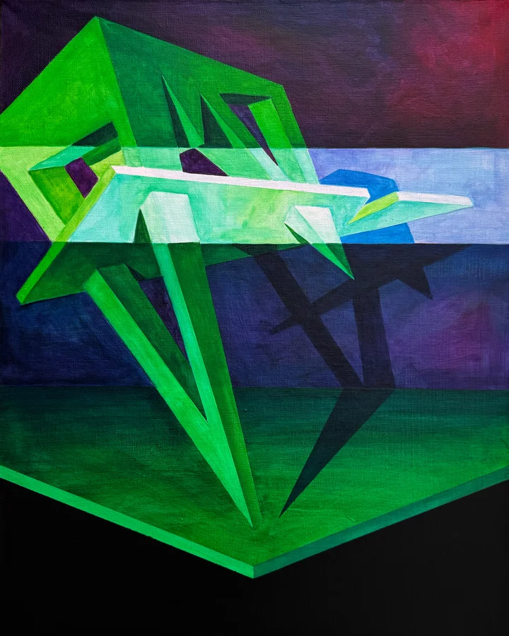 Geometry of lost meanings 50 x 40 cm