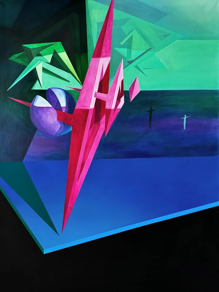 Prickly intersection 120 x 90 cm